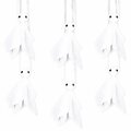 Goldengifts 8.5 in. Fabric Hanging Ghosts&#44; White, 12PK GO3339919